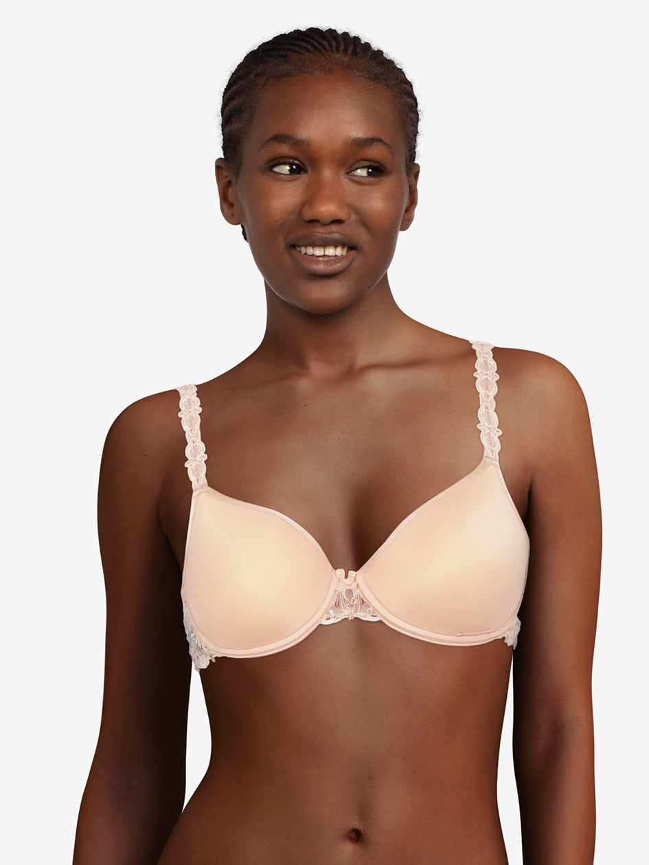Chantelle True Lace Full Cup Covering Underwire Bra- Milk (Style