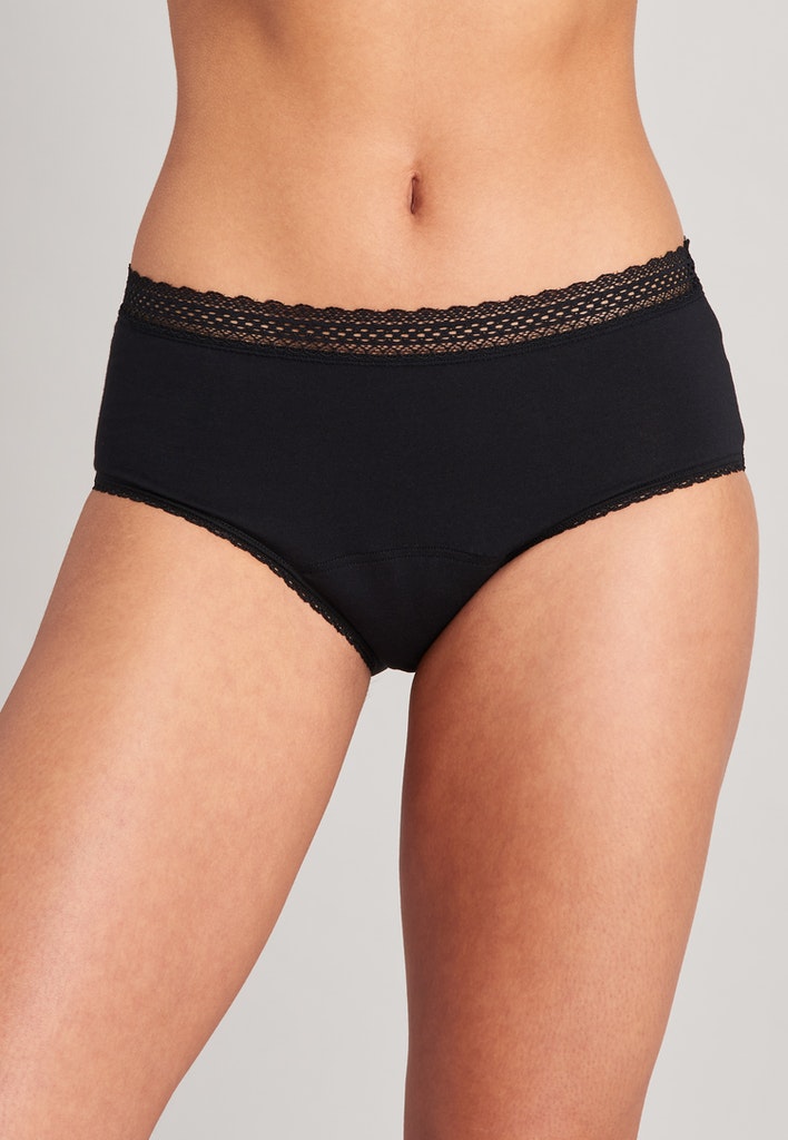 2-pack Lace Hipster Briefs - Black - Ladies