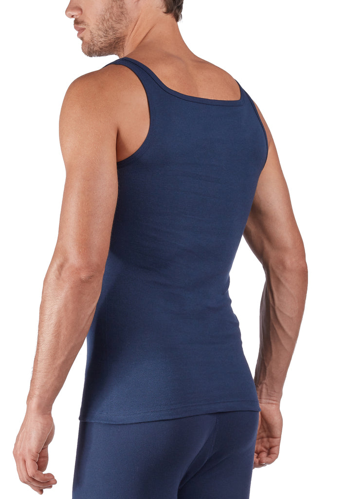 HUBER hautnah - Cotton Fine Rib - Tank Top - Sale