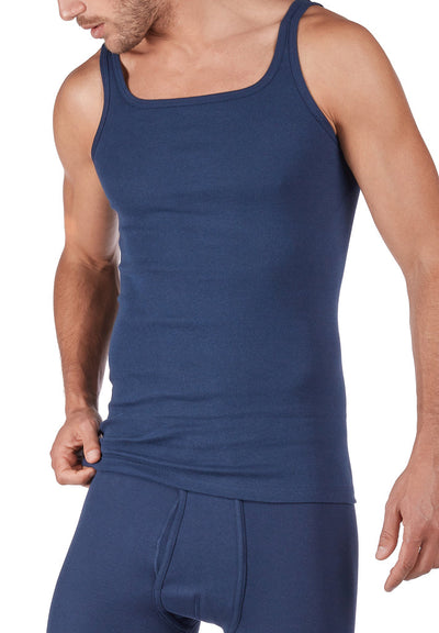 HUBER hautnah - Cotton Fine Rib - Tank Top - Sale