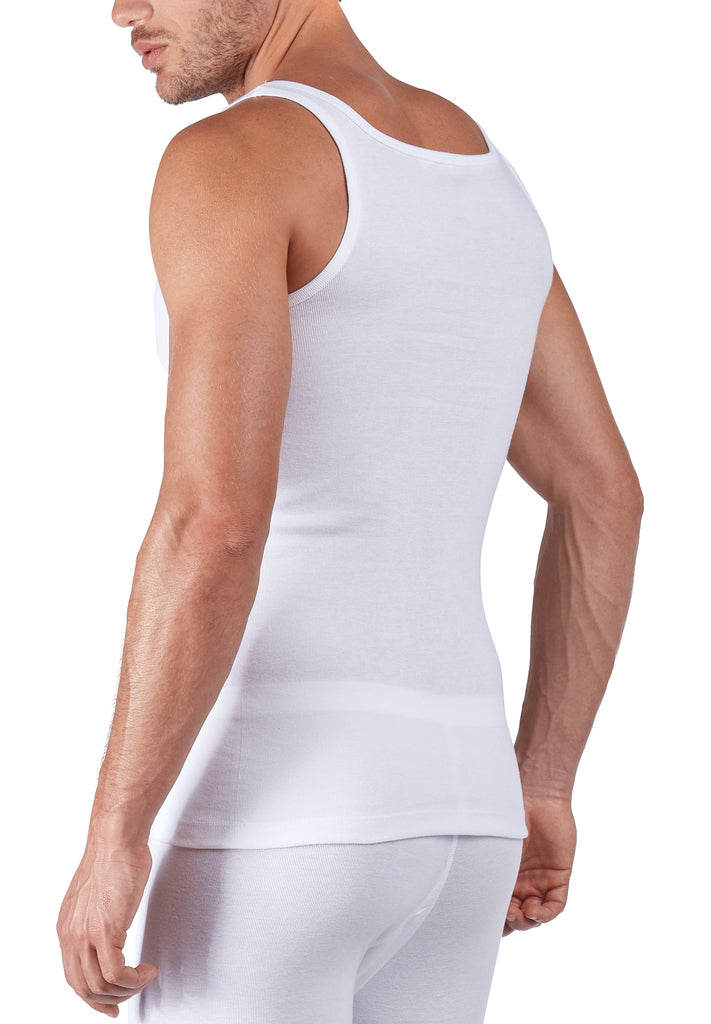 HUBER hautnah - Cotton Fine Rib - Tank Top - Sale