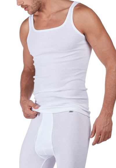 HUBER hautnah - Cotton Fine Rib - Tank Top - Sale