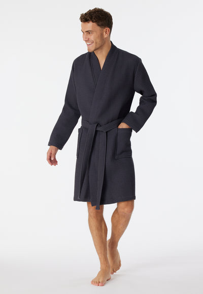 Schiesser - Essentials - Waffle Pique Bathrobe