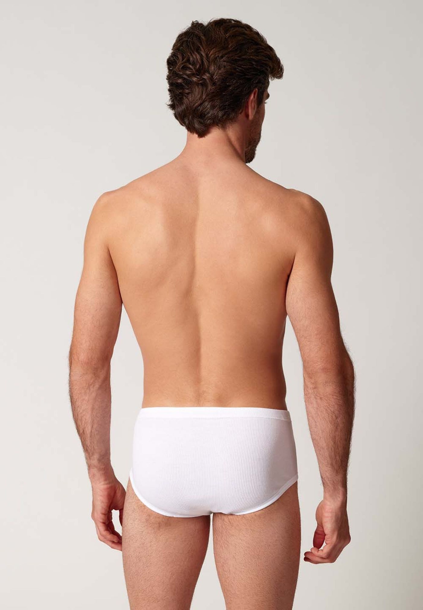 HUBER hautnah - Cotton Double Rib - Briefs With Fly 2 Pack