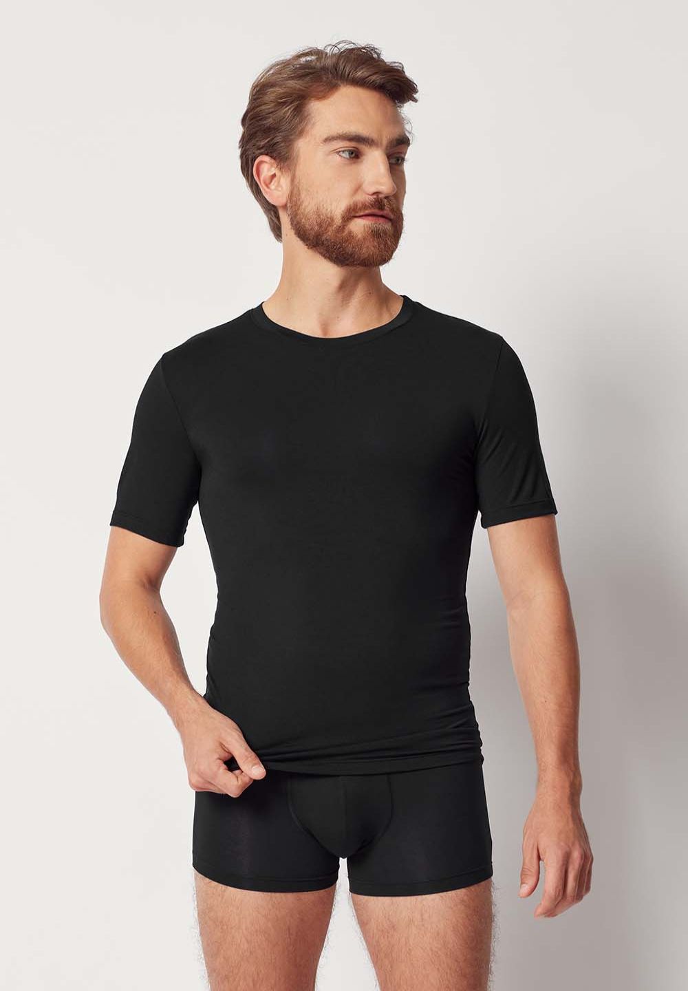 HUBER hautnah - Soft Modal - T-Shirt