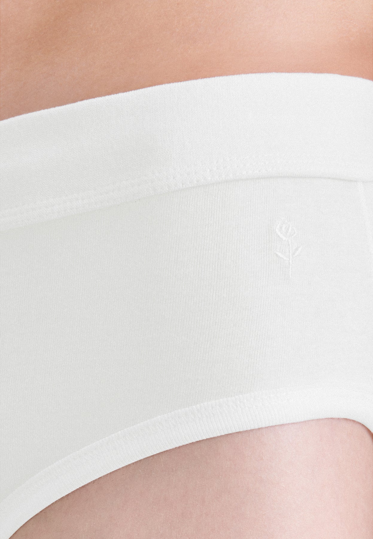 Men's premium classic cotton briefs with fly- white - White - Dilling
