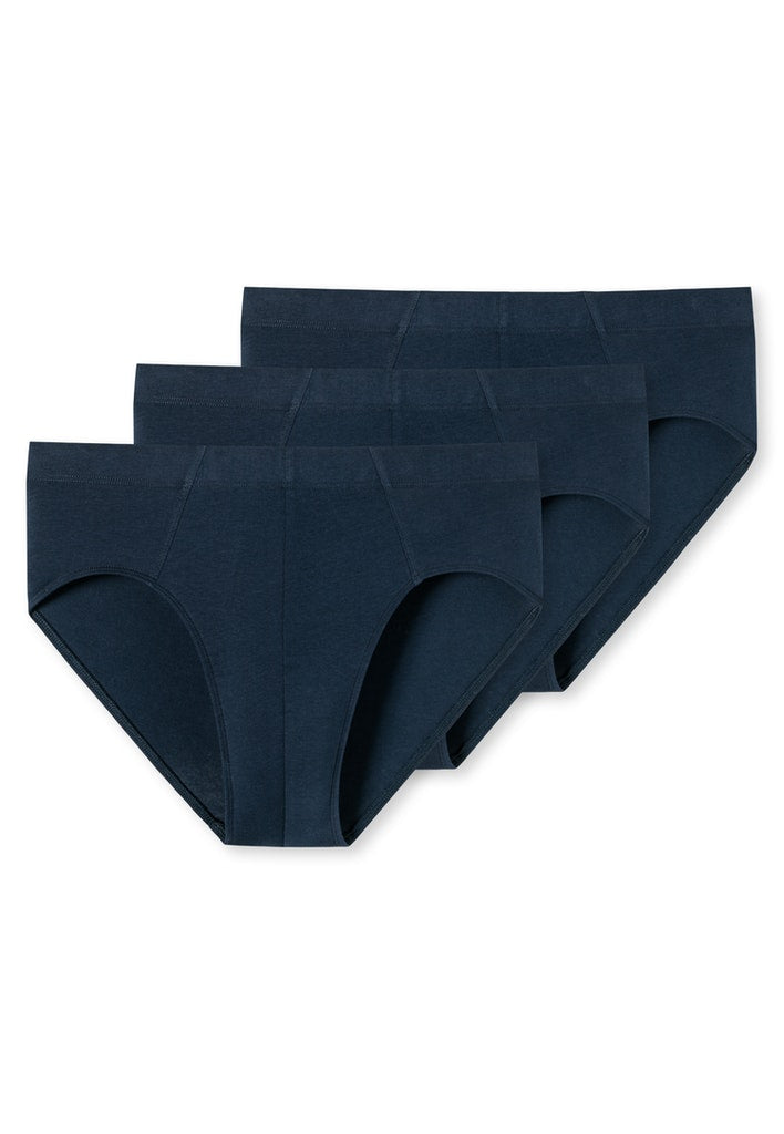 Thong 3-pack Organic Cotton black/dark blue/gray-blue - 95/5